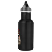 Niedlich Raccoon Blown Kisses Liebe Herz Trinkflasche (Rechts)
