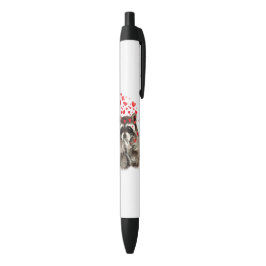 Niedlich Raccoon Blown Kisses Liebe Herzlich willk Kugelschreiber