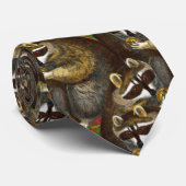 Niedlich Raccoon Nahtloses Muster Case-Mate iPhone Krawatte (Gerollt)