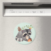 Niedlich Racoon Magnet (In Situ (Geschirrspüler))