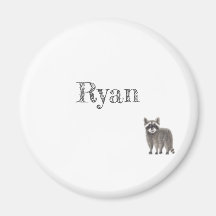 Niedlich Racoon Magnet