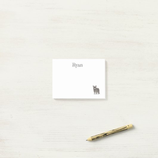 Niedlich Racoon Post-it-Notizen Post-it Klebezettel (Auf Schreibtisch)