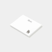 Niedlich Racoon Post-it-Notizen Post-it Klebezettel (angewinkelt)