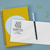 Niedlich Ragamuffin Cat Rücksendeadresse Gummistempel