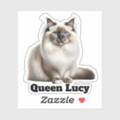 Niedlich Ragdoll Cat Aufkleber (Blatt)