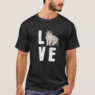 Niedlich Ragdoll Cat Design - Liebe Mein Ragdoll T-Shirt