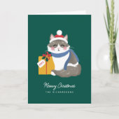 Niedlich Ragdoll Cat Feiertagskarte (Vorderseite)