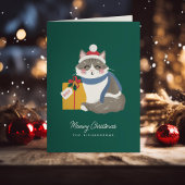 Niedlich Ragdoll Cat Feiertagskarte