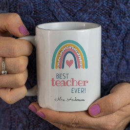 Niedlich Rainbow Best Teacher Ever Kaffeetasse