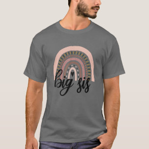 Niedlich Rainbow Big Sister Girls Kinder Kleinkind T-Shirt