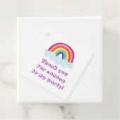 Niedlich Rainbow Birthday Geschenkanhänger (Beispiel)