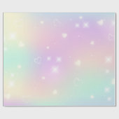 Niedlich Rainbow Birthday Geschenkpapier (Flach)