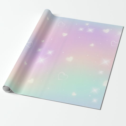 Niedlich Rainbow Birthday Geschenkpapier (Ungerollt)