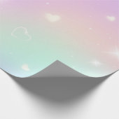 Niedlich Rainbow Birthday Geschenkpapier (Ecke)