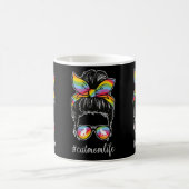 Niedlich Rainbow Cat Mama Leben Katzen Haustiere E Kaffeetasse (Mittel)