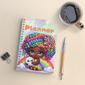Niedlich Rainbow Chibi Girl "My Personal Planner" Planer