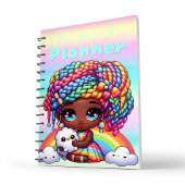 Niedlich Rainbow Chibi Girl "My Personal Planner" Planer