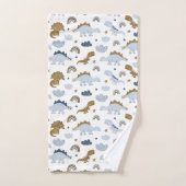 Niedlich Rainbow Dinosaur Muster Badhandtuch Set (Handtuch)