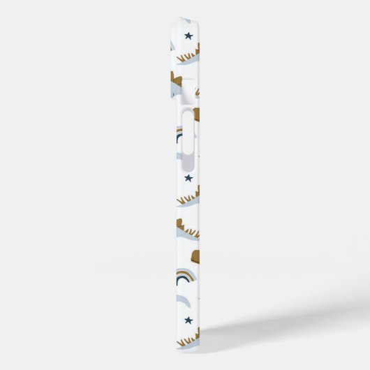 Niedlich Rainbow Dinosaur Muster Case-Mate iPhone Hülle (Rückseite / Links)