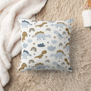 Niedlich Rainbow Dinosaur Muster Kissen
