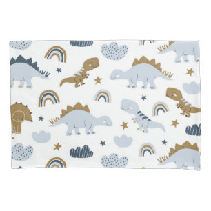 Niedlich Rainbow Dinosaur Muster Kissenbezug