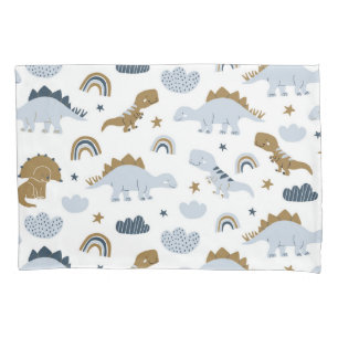 Niedlich Rainbow Dinosaur Muster Kissenbezug
