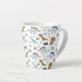 Niedlich Rainbow Dinosaur Muster Milchtasse (Rechte Ecke)