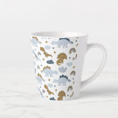 Niedlich Rainbow Dinosaur Muster Milchtasse (Rechts)