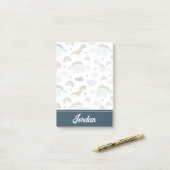 Niedlich Rainbow Dinosaur Muster Post-it Klebezettel (Auf Schreibtisch)