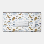 Niedlich Rainbow Dinosaur Muster Schreibtischunterlage (Tastatur & Maus)