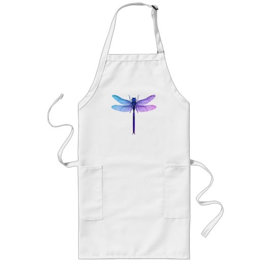 Niedlich Rainbow Dragonfly Lange Schürze (Vorne)