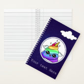 Niedlich Rainbow Emoji Kack Journal Notizblock (Innen)