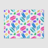 Niedlich Rainbow Gem Jewels Seidenpapier (Vorderseite)