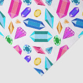 Niedlich Rainbow Gem Jewels Seidenpapier (Ausschnitt)