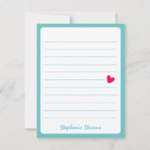 Niedlich Rainbow Heart Giraffe Vielen Dank Mitteilungskarte (Rückseite)