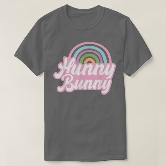 Niedlich Rainbow Hunny Bunny Eggs Happy Oaster Vib T-Shirt (Design vorne)