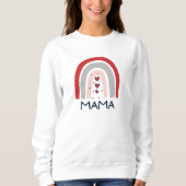 Niedlich Rainbow Mama Sweatshirt (Vorderseite)