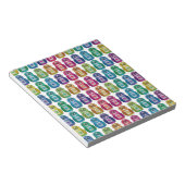 Niedlich Rainbow Matryoshka Owls Notizblock (angewinkelt)
