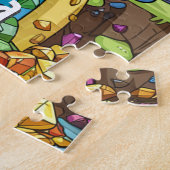 Niedlich Rainbow Personalisiert Unicorn Kinder Puzzle (Seite)