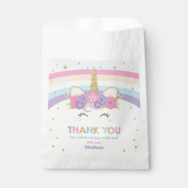 Niedlich Rainbow Unicorn 1. 2. Geburtstag Party Ha Geschenktütchen