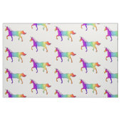 Niedlich Rainbow Unicorn Muster Girly Stoff (Fat Quarter (45,7 x 55,9 cm))