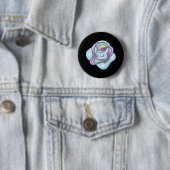 Niedlich Rainbow Unicorny Button (Beispiel)