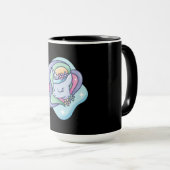Niedlich Rainbow Unicorny Tasse (VorderseiteRechts)