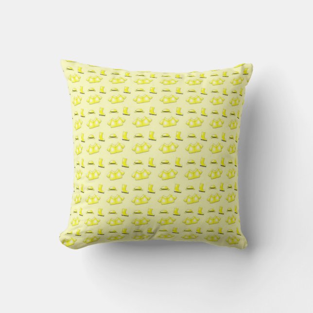 Niedlich Rainy Gear Pillow Kissen (Vorderseite)