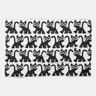 Niedlich Rambling Cartoon Katze Küchentuch