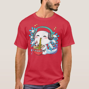 Niedlich Ramen Aolotl Japanese Anime Noodles Boys T-Shirt