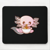 Niedlich Ramen Axolotl Kawaii Anime Japanisches Le Mousepad (Vorne)