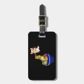 Niedlich Ramen Corgi Hund Gepäckanhänger (Vorderseite vertikal)