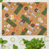 Niedlich Ramen Geschirrtuch (Gefaltet)