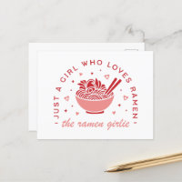 Niedlich Ramen liebt nur ein Mädchen kawaii rosa Ä